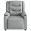  Fauteuil de massage inclinable gris clair-1941280959