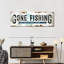 «Gone Fishing», impression sur toile-438635267