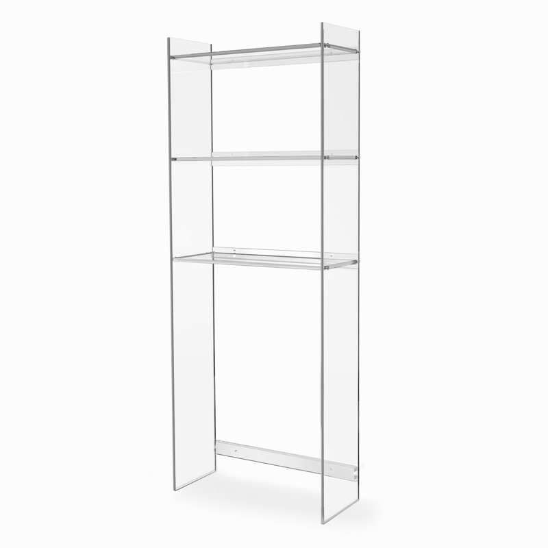 Angonita Plastic / Acrylic Freestanding Over The Toilet Storage