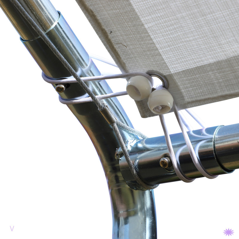 Heavy Duty Galvanized Car Canopy, White