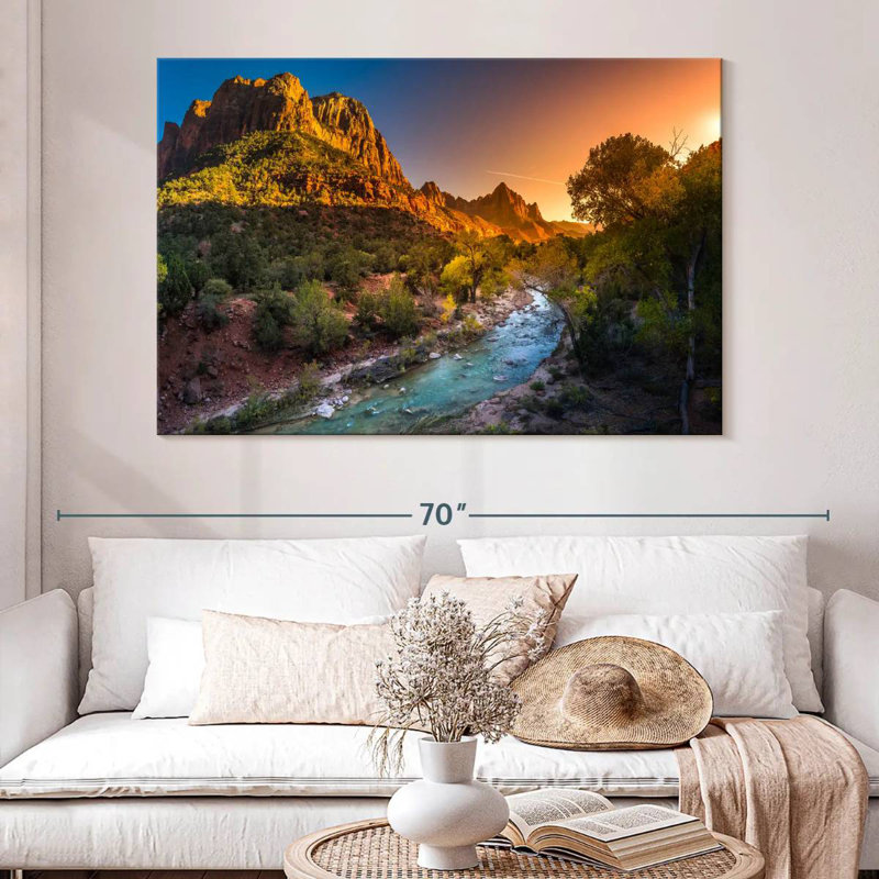Rivière Alvord Zion National Park, H 34 po x l 51 po
