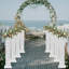 Colonne de mariage avec socle sculpté