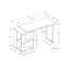 Modern Computer Desk With Reversible Bookcase-712790759