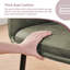 Modern Dining Chairs Suede With Thickened Seat Cushion and Cross-Hatch Pattern Design-673913368-673631206