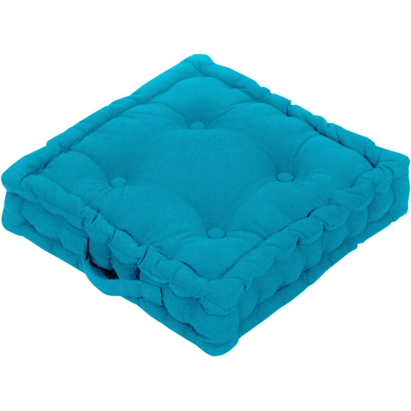 Samyo 45x45+10cm Box Cushion Seat Cushion, Teal