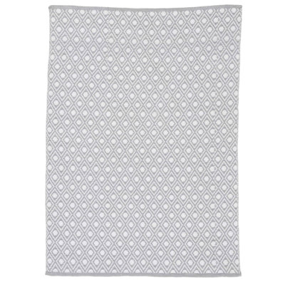 Rechteckig Geometric Hand Woven Area Rug