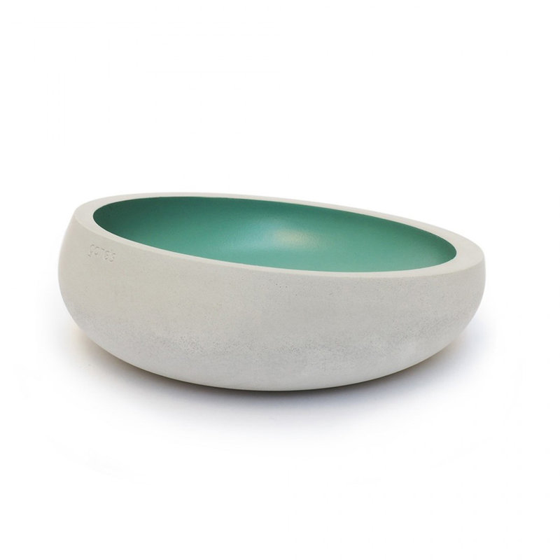 Rosato Handmade Concrete Decorative Bowl 1, Green