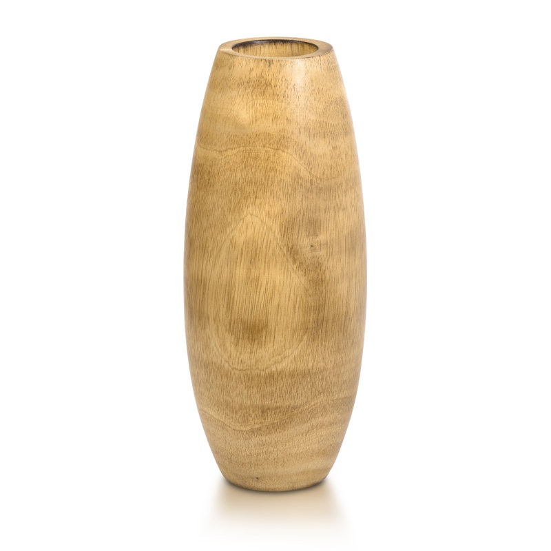 Wood Floor Vase