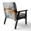 Coastal Ocean Coastal Reflections - Upholstered Modern Arm Chair