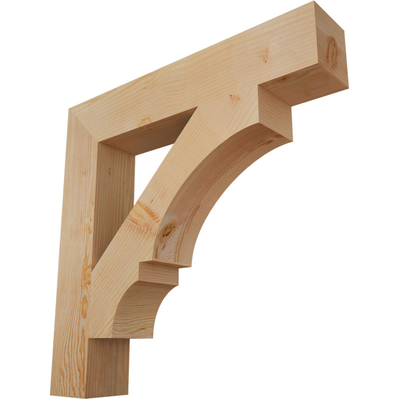 Support de bloc Balboa, Sapin de Douglas lisse, L 5 1/2 po x P 34 po x H 34 po