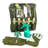 10-Piece Gardening Tool Set With Zippered Detachable Tote And Folding Stool Seat With Backrest