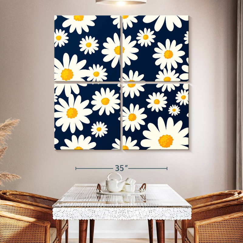 Harnek Daisy Pattern, 50" H x 50" W