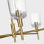 Lustre de salle à manger avec abat-jour transparent Thom Filicia Coury Light-249220015-249220013-249220003