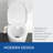 BioBidet Round Toilet Seat Bidet, Slow Close and DIY Install, White-112897446