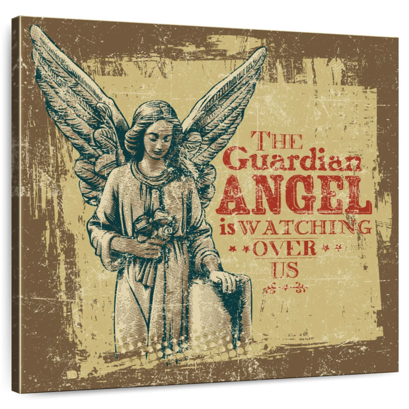 Leisha Guardian Angel Quote, 10" H x 10" W