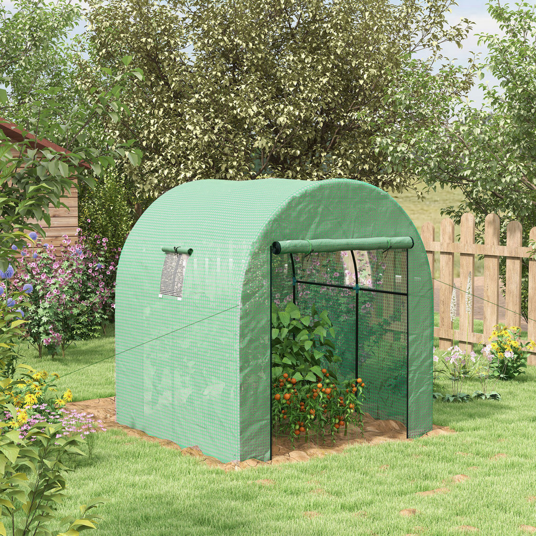 Breckan 6 Ft W x 6 Ft D Hobby Greenhouse
