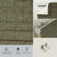 Fabdivine Floral Handmade Block Printed 100% Blackout Linen Roman Shade for Windows and French Doors, Corded Blinds for Living or Bedroom, Brown, Room Darkening, Merakhi-1928978300