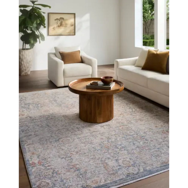 Teila Machine Woven Rug, Rectangle 6'7" x 9'6"