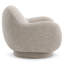 Fauteuil pivotant en tissu Pippa - Sur mesure-635202862