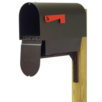 Titan Steel Post Mounted Mailbox