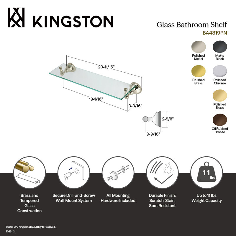 Metropolitan Rectangle Bracket Shelf, Oil Rubbed Bronze