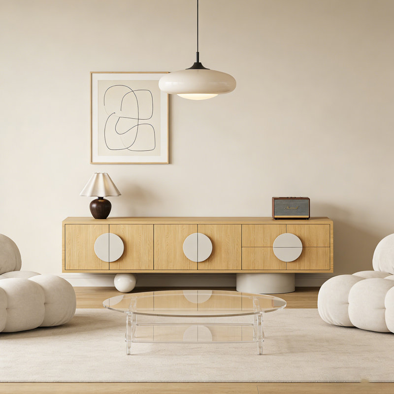 Meuble télé avec tiroirs Light Luxury