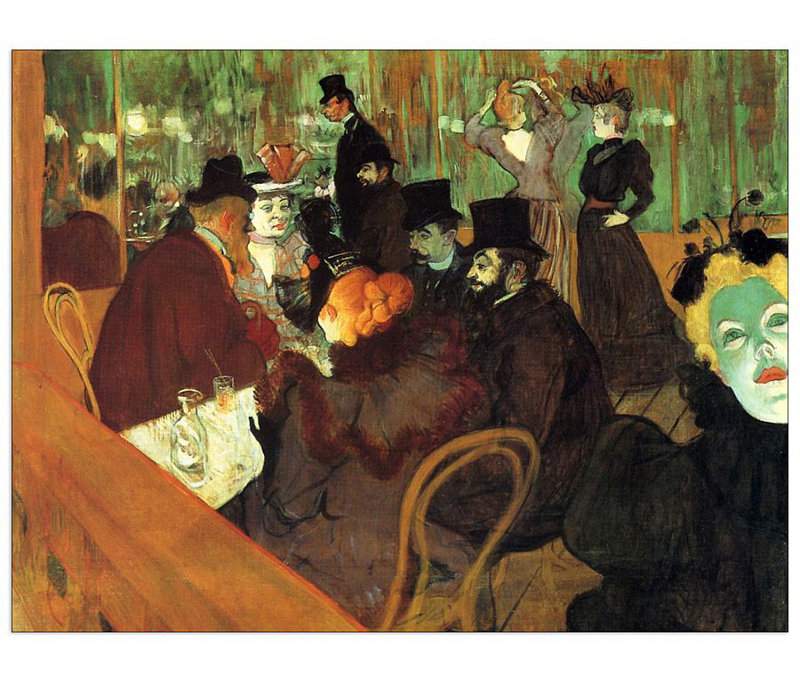 Henri De Toulouse-Lautrec - Wrapped Canvas Painting, 60cm H x 80cm W x 1.8cm D