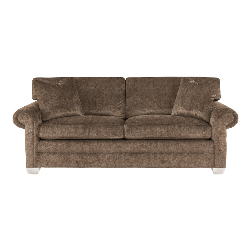 Main Street Upholstered 88.5'' Sofa, Casa Blanca, Nadia Earth