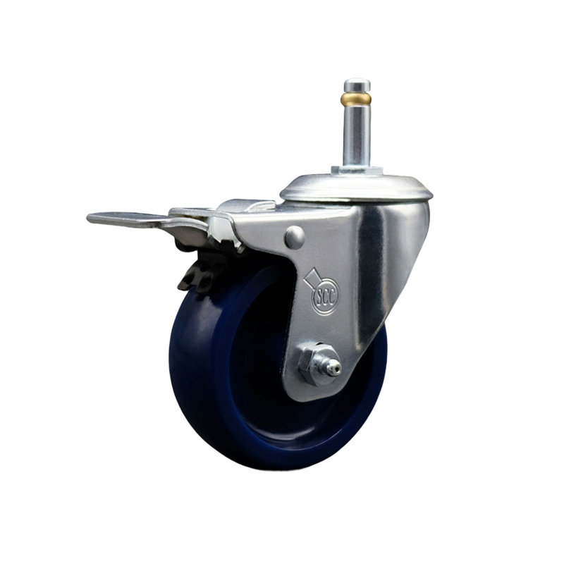 Solid Swivel Stem Caster