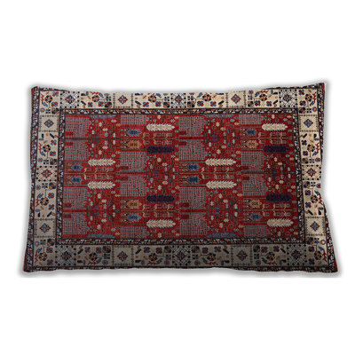 Housse de coussin d'extérieur rectangulaire et insert