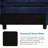 Moderm Upholstered Chenille Armless Compression Accent Chair-1620947978