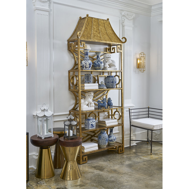 New York Glass End Table, Black Top/Mahogany Base