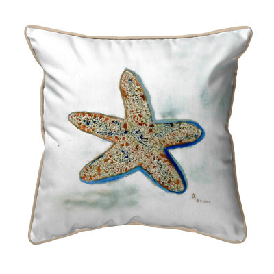 Starfish Indoor/Outdoor Throw Pillow