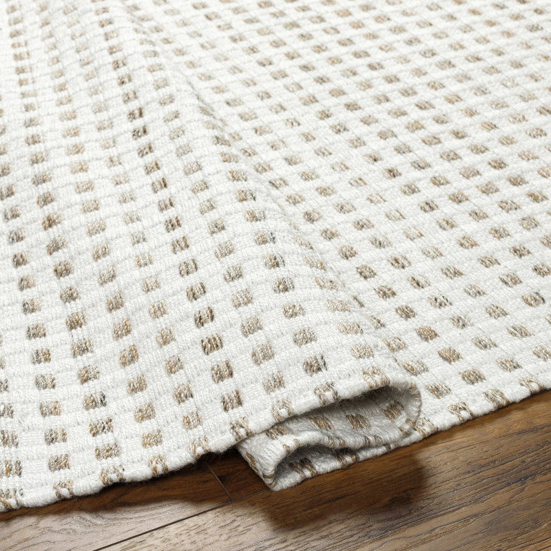 Gilson Geometric Indoor / Outdoor Rug, Rectangle 9' x 12', Beige