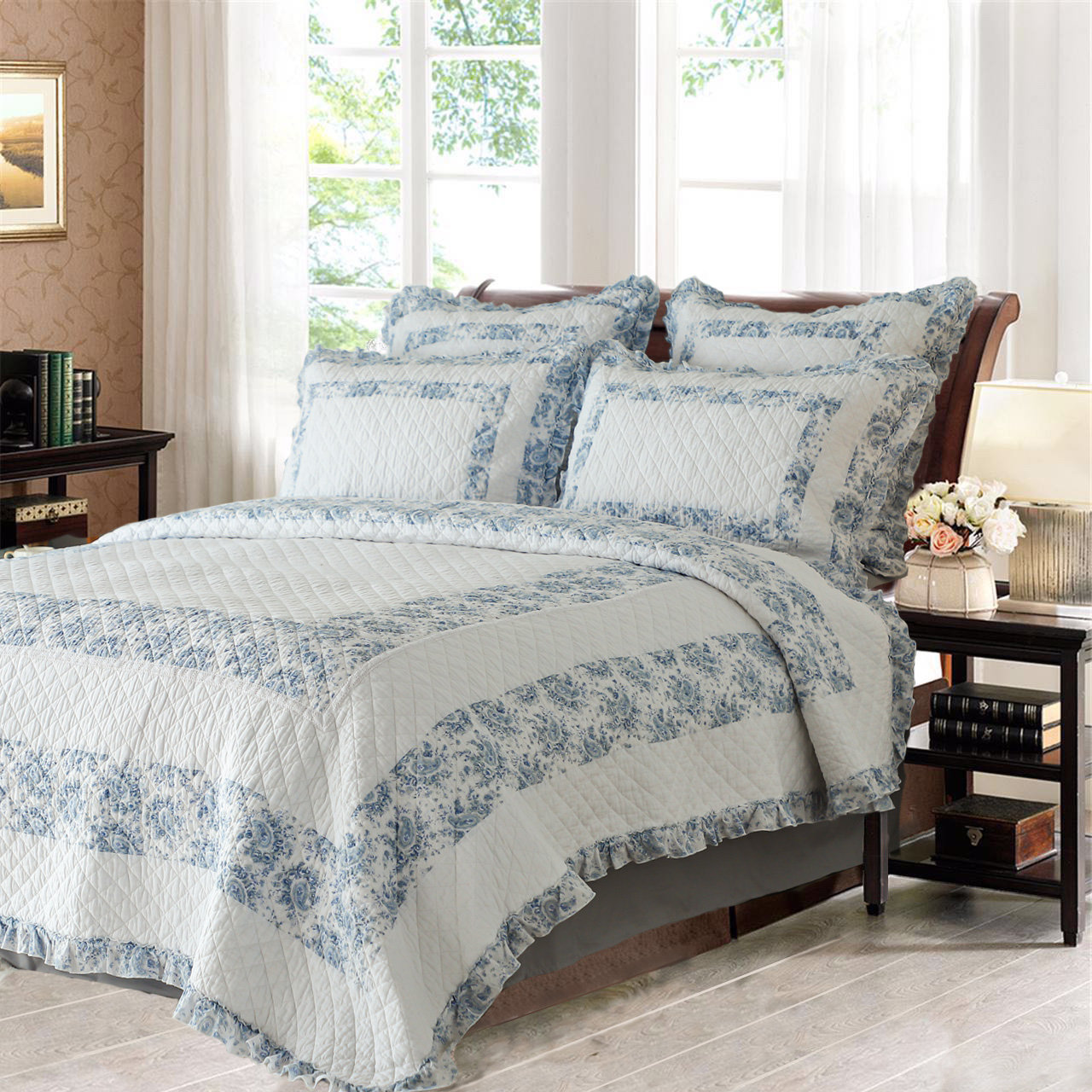 Westwick Cotton Quilt Set, Twin Quilt + 1 Standard Sham