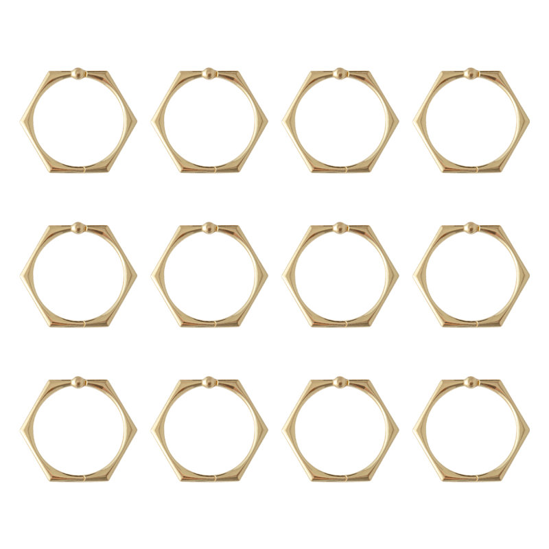 Zinc Shower Curtain Hook, Gold