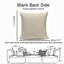 Widefield Beige Square Cushion Cover