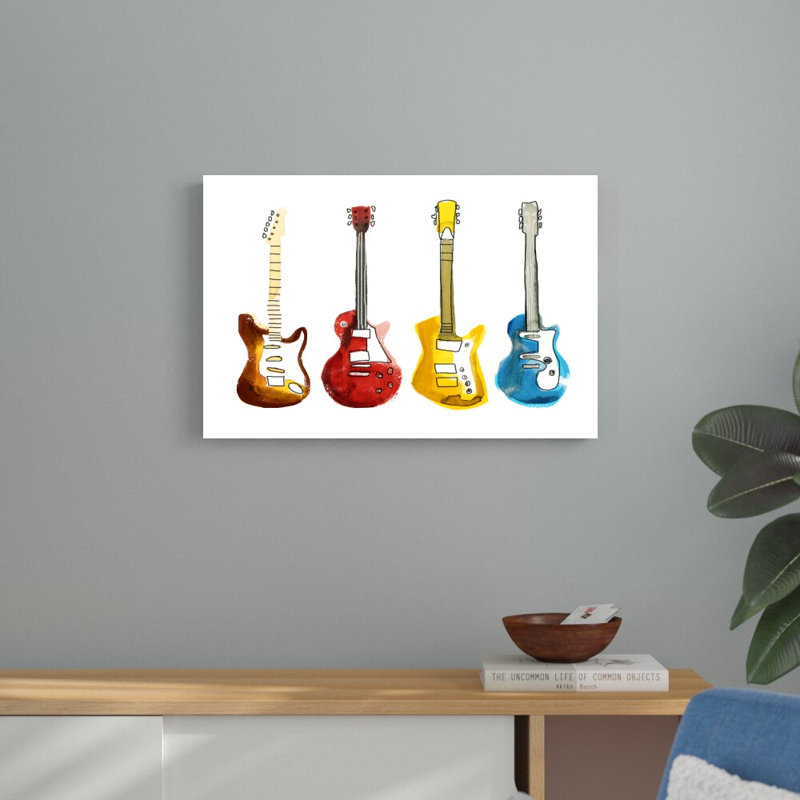 «String Band I» par Annie Warren, reproduction sur toile tendue, H 20 po x l 30 po