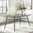 Avdo Metal Base Dining Table