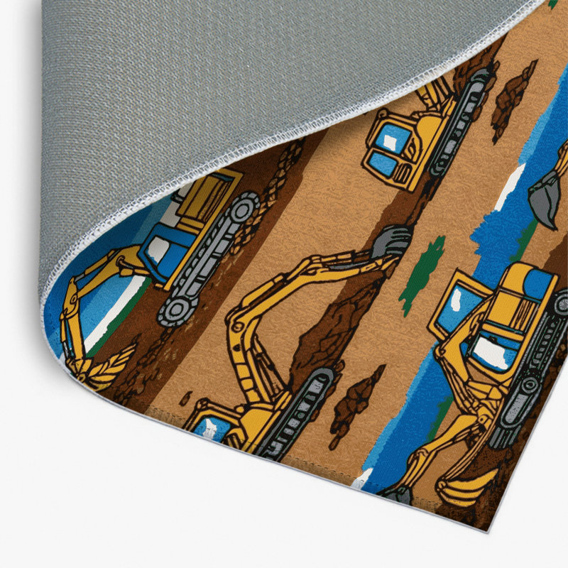 Tapis intérieur et extérieur brun Transport, Rectangulaire 2 pi x 3 pi