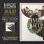 «Christmas Moose and Christmas Owls», reproduction encadrée - bois massif-112094717-112094724
