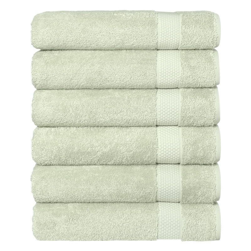 STARLIGHT 100% Turkish Cotton Terrycloth Bath Towels, Sea Green