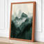 Misty Mountain Layers Scandinavian - Wrapped Canvas-131764543-131764542