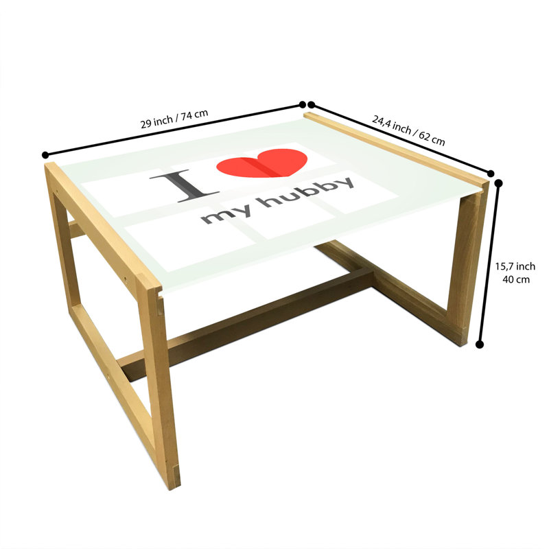 Jaanai Sled Coffee Table, 62cm H x 74cm W x 40cm D