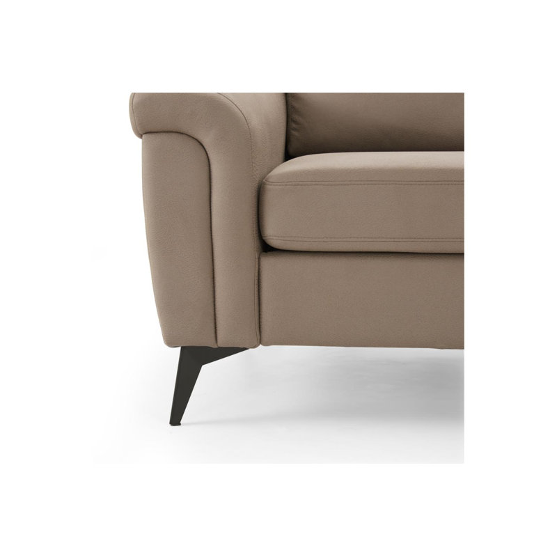 Edgao 3 Seater Sofa & Chaise, Brown