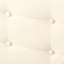 Structure de lit double tapissier pleine grandeur avec support en lattes de bois, beige