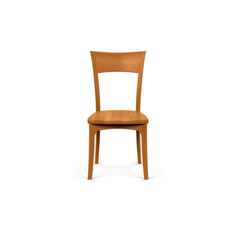 Chaise d'appoint Ingrid, Cerisier naturel, Aucun