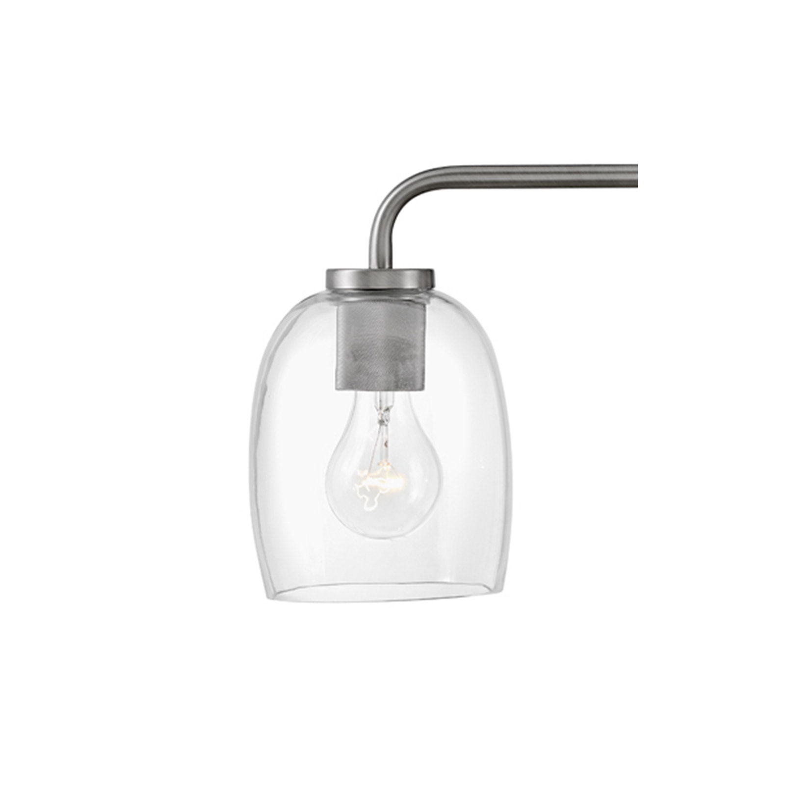 Attamore 3 Light Dimmable Vanity Light, Silver