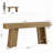 70.9-inch Farmhouse Entryway Table with Narrow Design