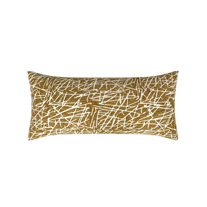 Pillow Cover & Insert, 12"H x 26"W, Gold